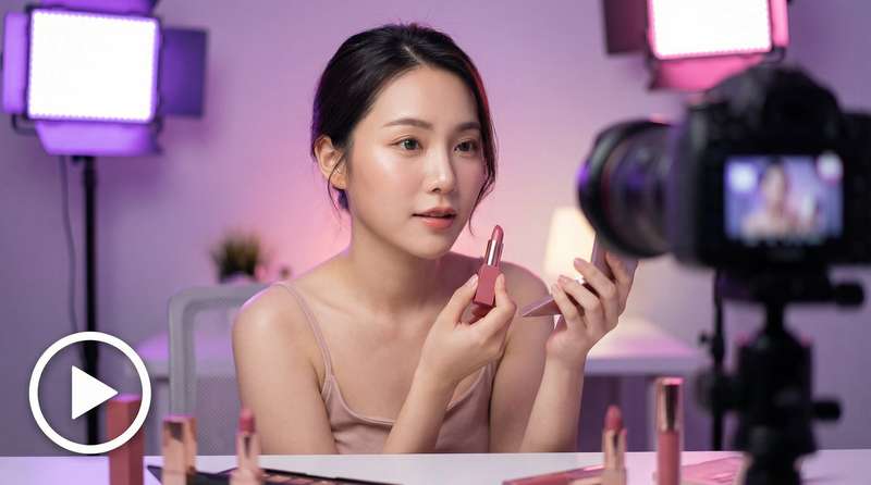 黄色仓库美妆视频教程